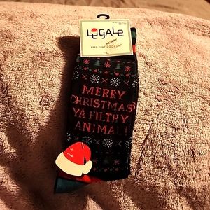 LeGale Merry Christmas Ya Filthy Animal Sox